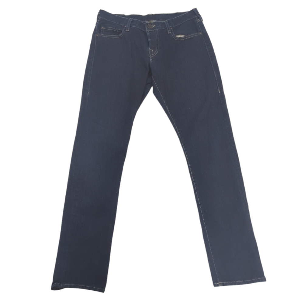 True Religion Women's Size 27 Brianna Boyfriend Jeans Dark Wash Made In USA.